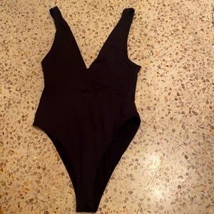 ZARA DEEP V BODY SUIT